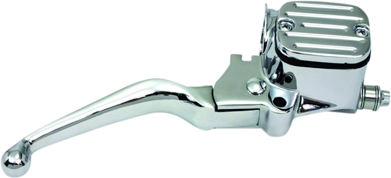 Bikers Choice Chrome 96-07 FL 96-10 ST Dyna 96-03 XL 11/16 Bore Chopped Handlebar Master Cylinder