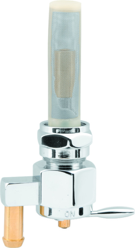 Bikers Choice 57-75 Big Twin / XL Chrome Hex Petcock 3/8in-18 NPT Down Outlet