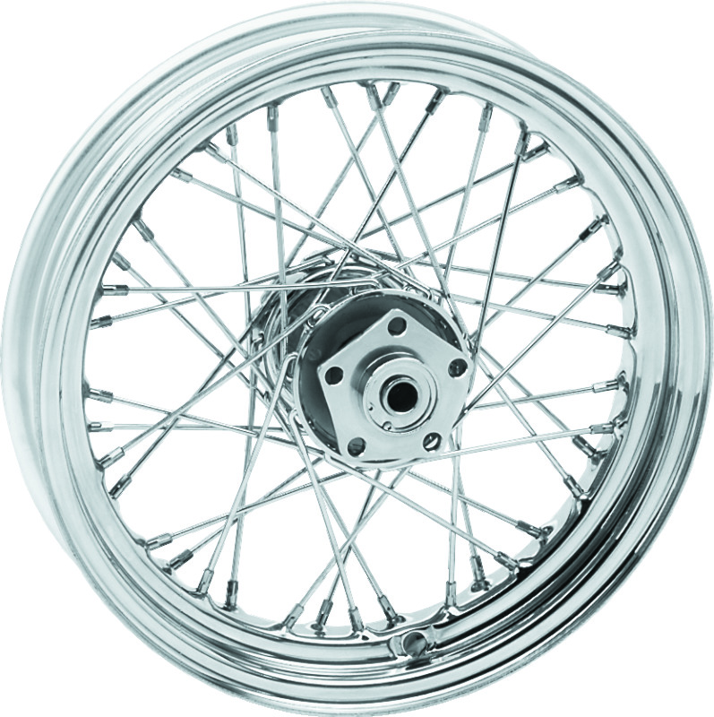Bikers Choice 73-83 FL FX (FX Rear Only) Chrome 16 Inch Dual Flange Wheel Replaces H-D 40968-73