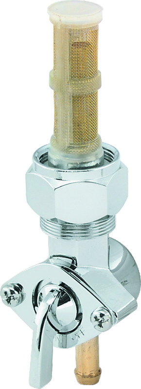 Bikers Choice 75-Up XL Big Twin Custom Chrome 22MM Straight Petcock Replaces H-D 62163-75