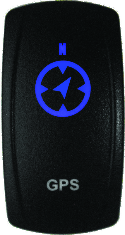 DragonFire Racing Switch Gps On/Off Blue
