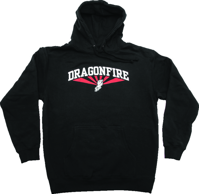 DragonFire Racing Dfr Az Hoodie Blk/Rd Xl