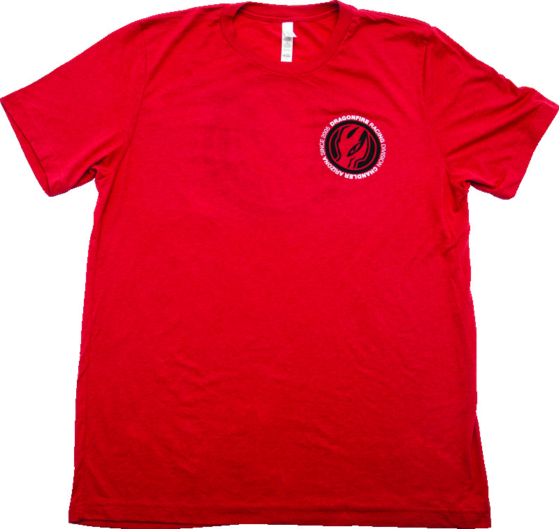 DragonFire Racing Dfr Logo Tee Blue/Red 2Xl