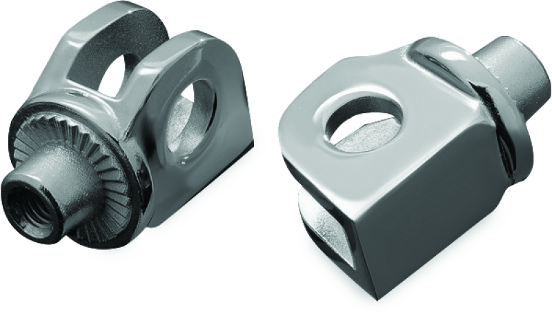 Kuryakyn Splined Peg Adapter Honda GL1800/Suzuki Front Chrome