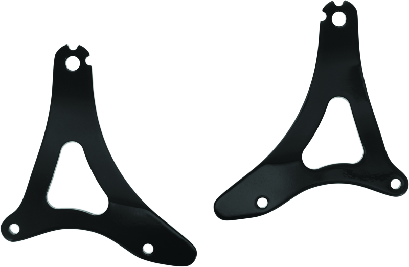 Kuryakyn Fixed Mounts Multi-Purpose Driver &amp; Passenger Backrest 14 and Up Touring Models Black