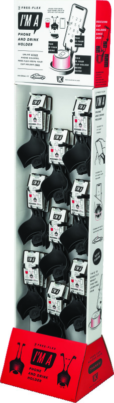 Kuryakyn Free-Flex Cup/Phone Holder 27-Count Display