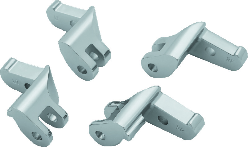Kuryakyn Floorboard Relocator Brackets 17 and Up Touring Chrome