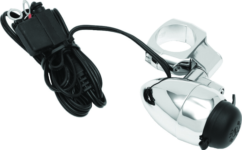 Kuryakyn Electrical Power Point With 1-1/4 inch Bar Mount Chrome