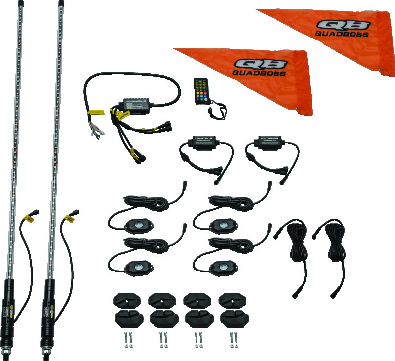 QuadBoss 6Ft Rock Whip Bluetooth Kit