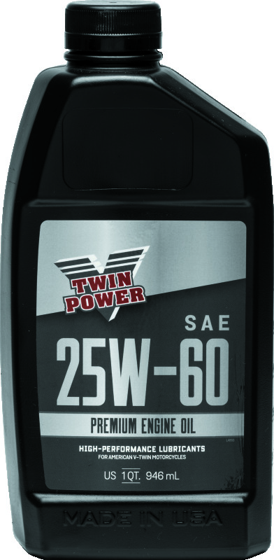 Twin Power 25W60 Premium Oil - Quart