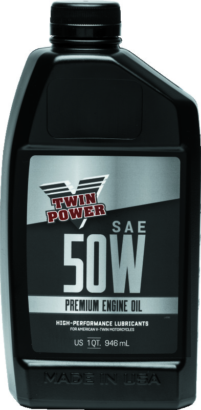 Twin Power 50WT Premium Oil - Quart