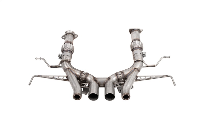 Corsa 23-25 Chevrolet Corvette C8 Z06 3in Valved Cat-Back Exhaust Muffler Delete Track Systemw/o Tip