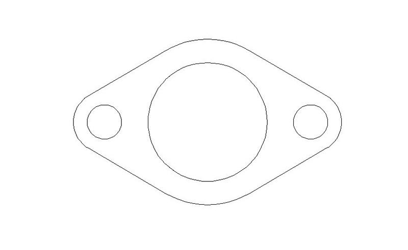 Cometic Lotus Twin-cam .064in AM Exhaust Gasket
