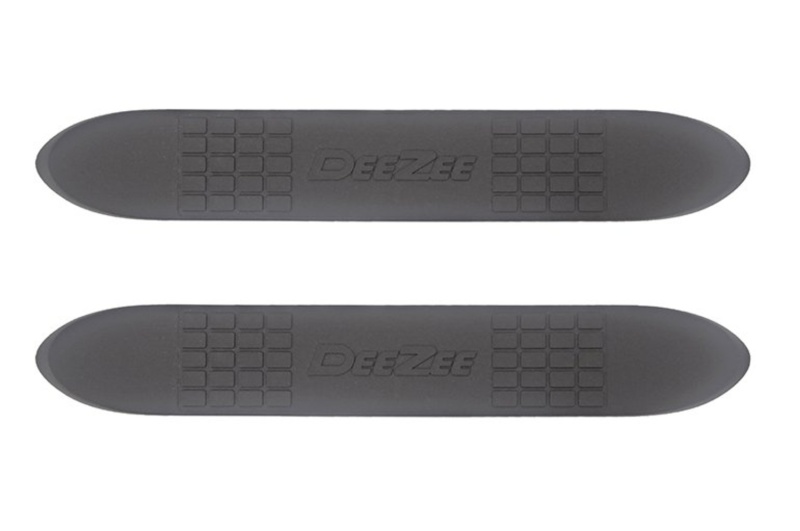 Deezee Universal Service Parts Step Pads 4In Checkered w/ DZ Logo