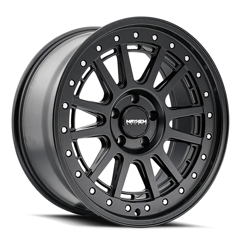 Mayhem 8305 Compass 15x7 / 5x100 BP / 15mm Offset / mm Hub Matte Black Wheel