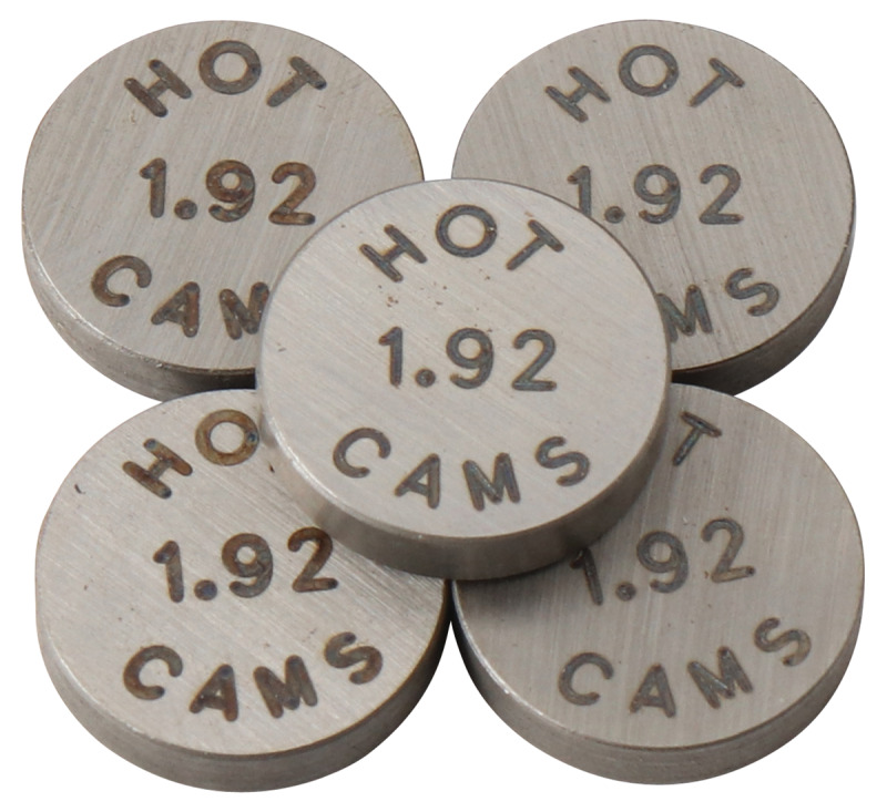 Hot Cams Shim Kits 1.920mm Thickness - 5 Pack