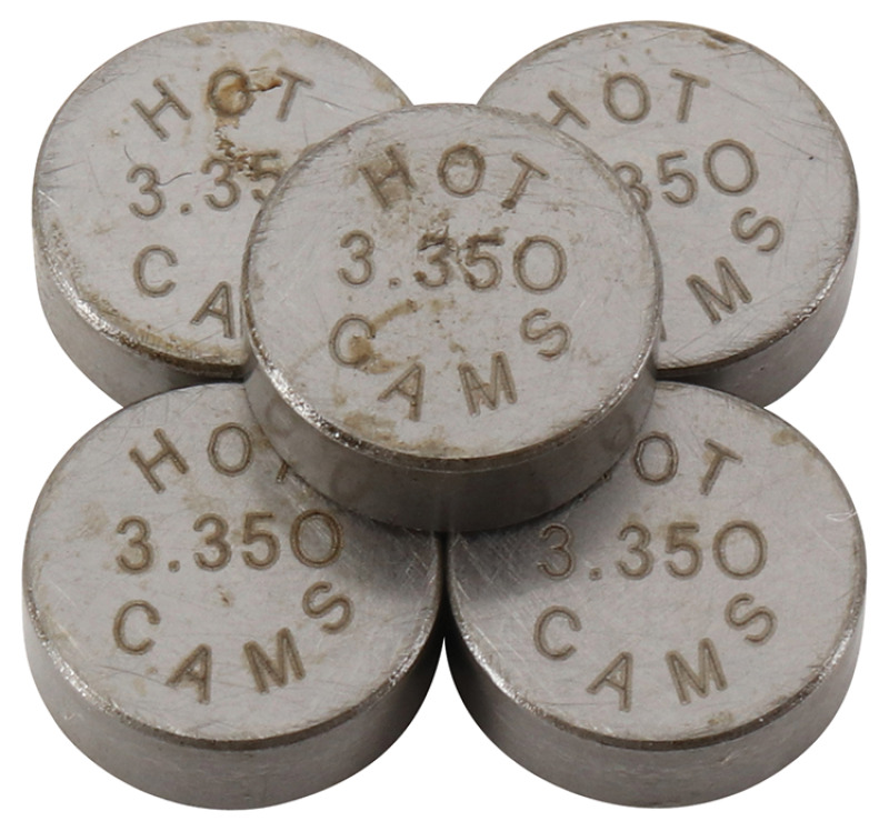 Hot Cams Shim Kits 3.350mm Thickness - 5 Pack