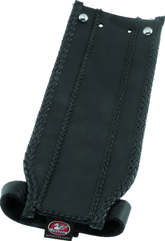 Mustang 18-21 Harley Street Bob Wide Tripper Solo Seat w/ Driver Backrest - Brown