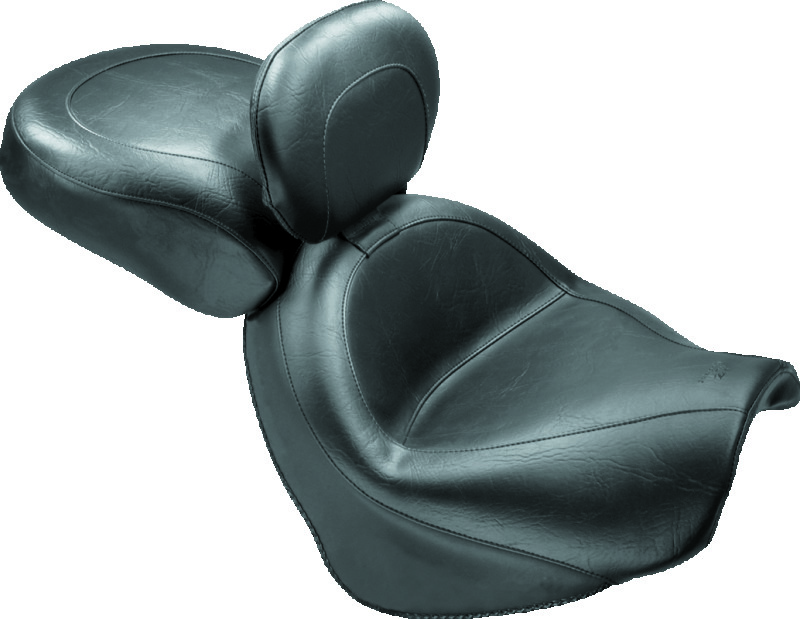 Mustang 05-08 Suzuki Blvd C50,05-08 Blvd C50T,01-04 VL800 Volusia Std Touring 2PC Seat - Black