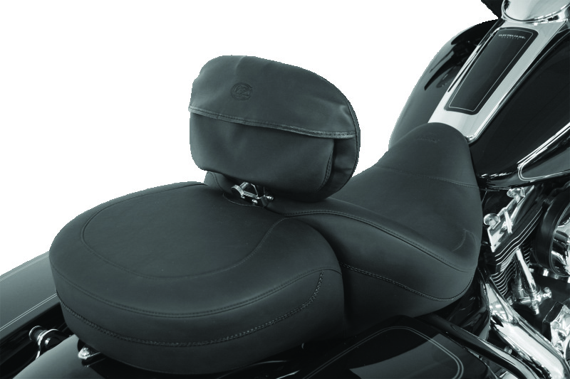 Mustang Harley Standard Touring Driver Backrest Pouch Cover - Black
