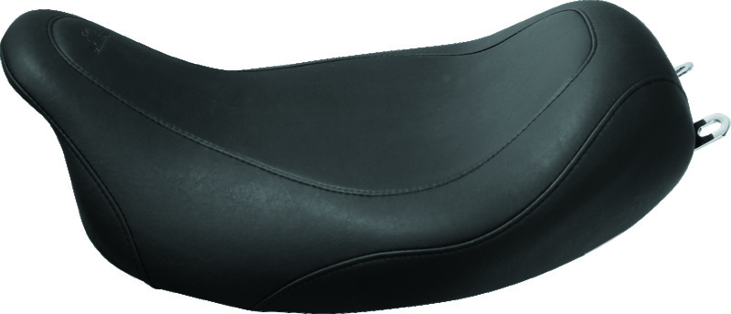 Mustang 08-21 Harley Electra Glide,Rd Glide,Rd King,Str Glide Wide Tripper Solo Seat - Black