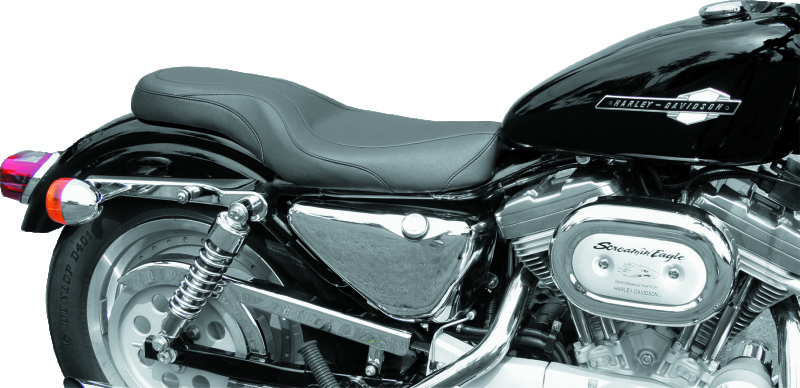 Mustang 82-03 Harley Sportster DayTripper 1PC Seat - Black