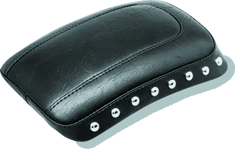 Mustang 00-15 Harley Softail Standard Rear Tire Touring Passenger Seat w/Studs - Black
