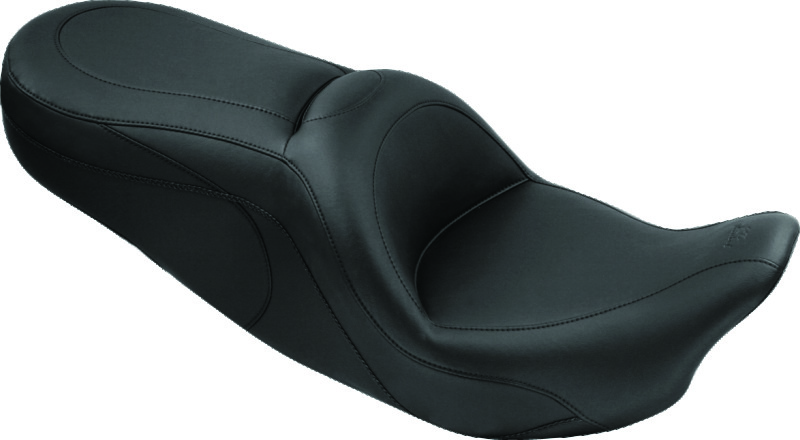 Mustang 08-21 Harley Electra Glide Std,Rd Glide Rd King, Str Glide Sport Touring 1PC Seat - Black