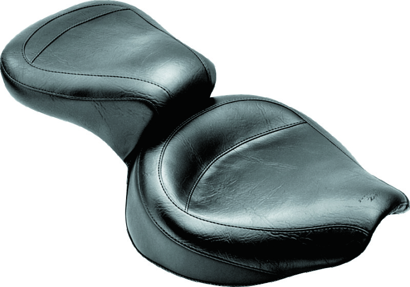 Mustang 58-84 Harley FX/FL Wide Touring 1PC Seat - Black
