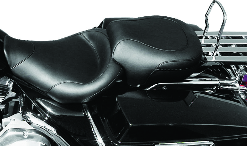 Mustang 97-07 Harley Road King, 06-07 Street Glide, 00-05 Eagle Std Touring Solo Seat - Black