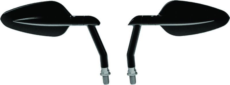 Burly Brand Radar Mirror Set - Black
