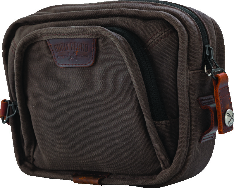 Burly Brand Handlebar Bag - Dark Oak