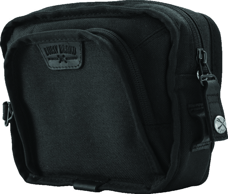 Burly Brand Handlebar Bag - Black