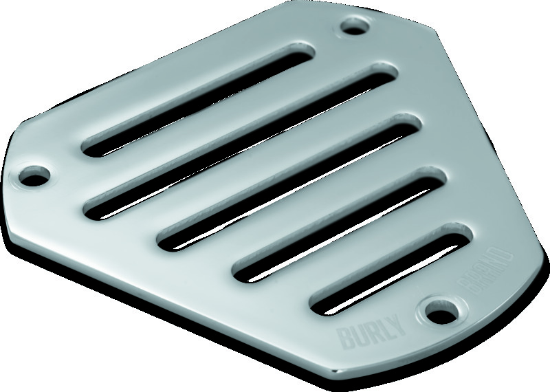 Burly Brand Hex Faceplate Slotted - Chrome