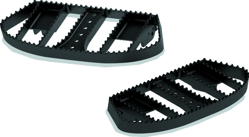 Burly Brand MX Floorboards - Black