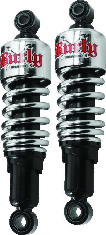 Burly Brand FLH Shocks - Chrome