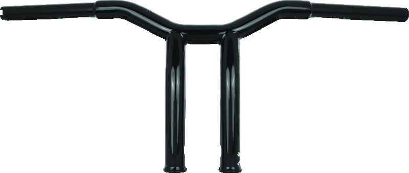 Burly Brand Dominator Raked Bar 10in - Gloss Black