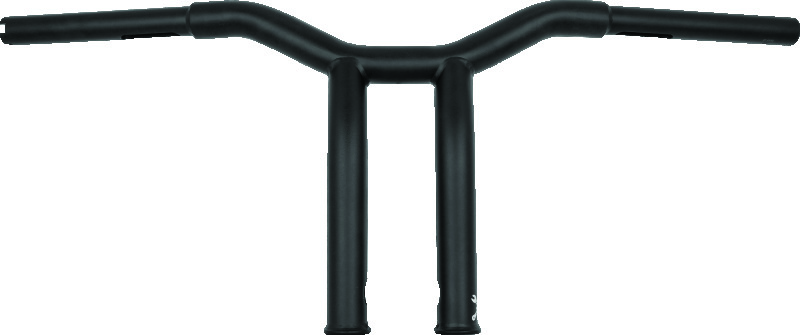 Burly Brand Dominator Raked Bar 10in - Matte Black