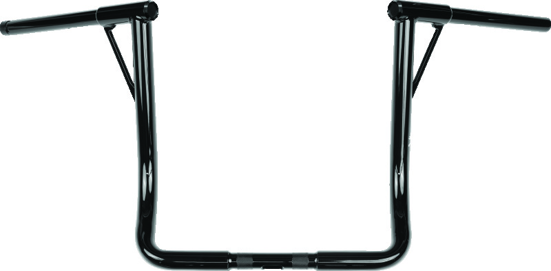 Burly Brand Louie B Bar 16in - Gloss Black