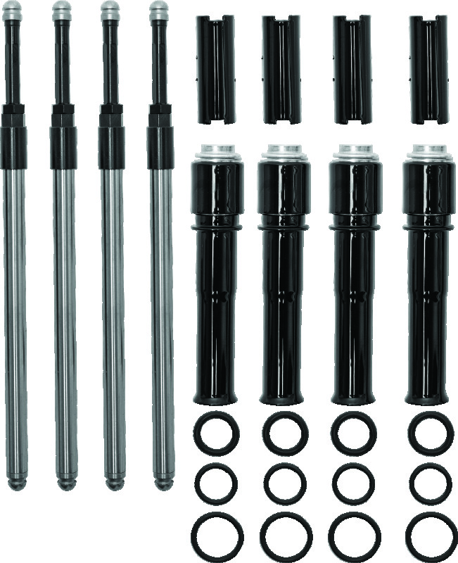 S&S Cycle 99-17 BT Models Quickee Pushrods w/ Gloss Black Covers