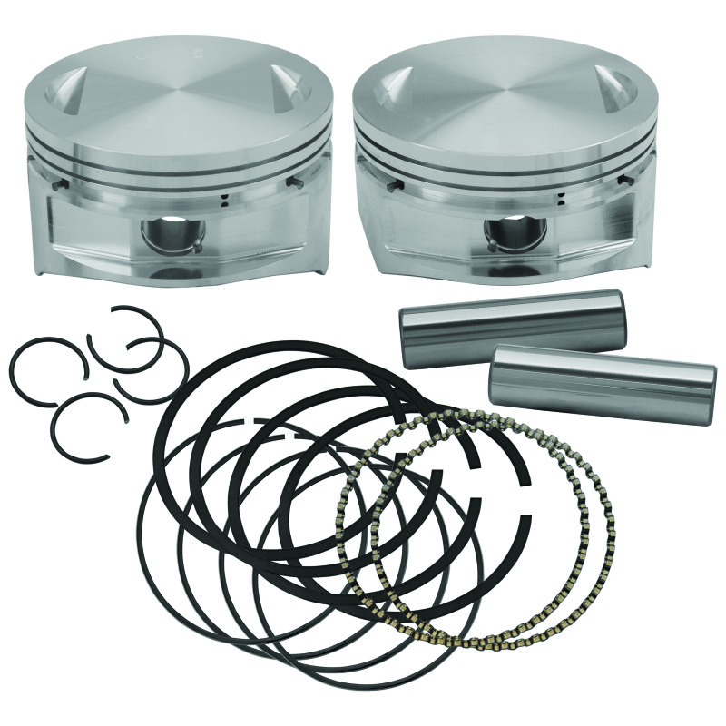 S&S Cycle 84-99 BT 4in x 4-1/2in Piston Set - .020in