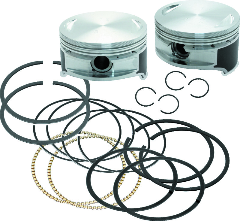 S&S Cycle 1999+ BT 3-7/8in Piston Set - Standard