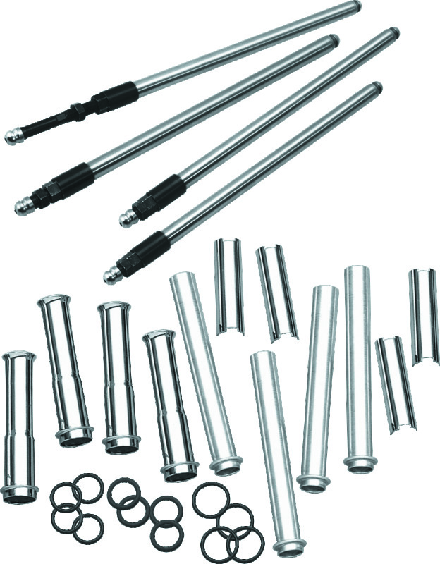 S&S Cycle 1999+ BT Stock Engine Height w/ 4.937in Length Cylinders Adjustable Pushrod Set