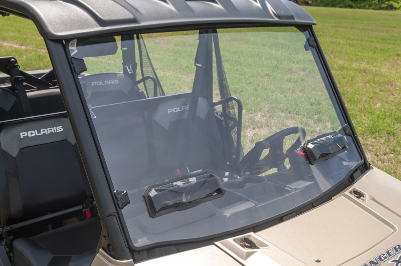 Seizmik 15-23 Polaris Ranger 500/ 570/ EV Mid-Size Pro-fit Tool-Less Windshield Vented HC