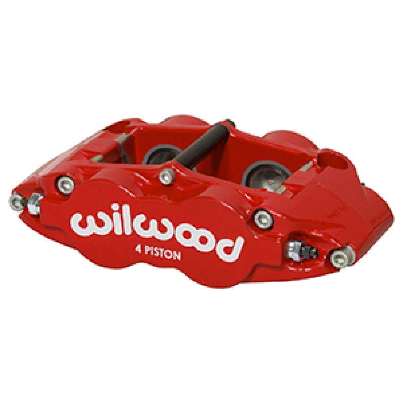 Wilwood Caliper Forged Narrow Superlite FNSL4R-DS Dust Seal 1.25/1.25 1.10in Rotor Width - Red