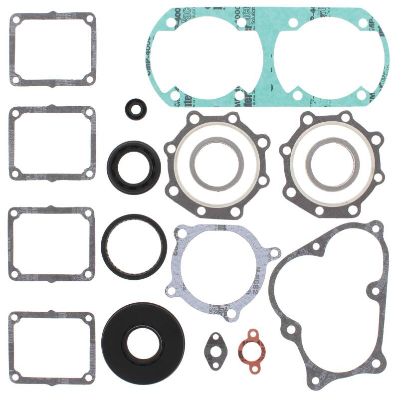 Vertex Pistons 94-96 Phazer II LE 480cc/91-97 Venture XL 480 Complete Gasket Kit w/ Seals