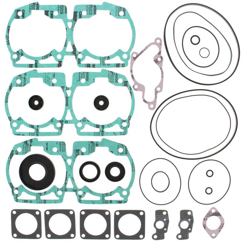Vertex Pistons 1999 Formula Deluxe 670/98-99 Formula Z 670cc Complete Gasket Kit w/ Seals