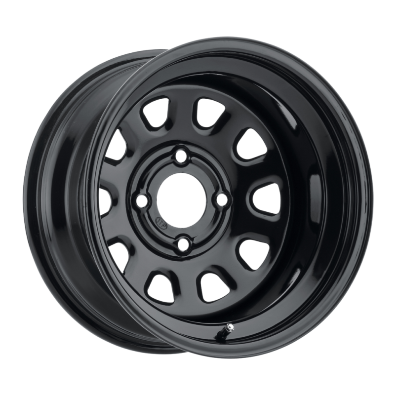 ITP Delta Steel 14x7 / 4x110 BP / 5+2 Offset Black Wheel