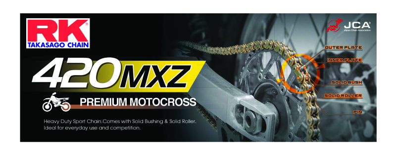 RK Chain 420MXZ-126 - Natural