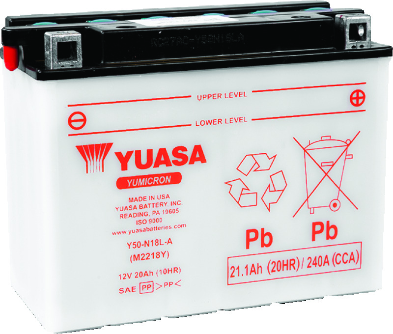 Yuasa Y50-N18L-A Yumicron 12-Volt Battery